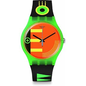 Swatch Casual Watch Green Quartz Bio-sourced NEON RIDER