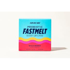 AdvoCare Probiotic FastMelt - Dietary Supplement - Wild Berry - 30 Stick Packs - 0.04 Oz