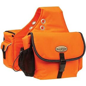 Weaver Leather Trail Gear Saddle Bag Orange N/A