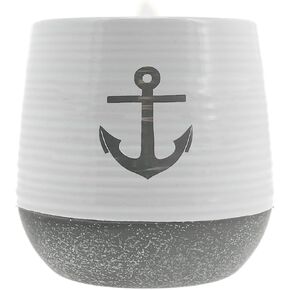Pavilion - Home is Where You Anchor - 11 oz Wax Reveal Secret Surprise Message Single-Wick Jasmine Scented Candle Beach Lake Boat Lover Friend Gift Cottage Seaside Ocean Front Housewarming Present