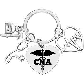 Xiahuyu CNA Gift CNA Keychain Certified Nursing Assistant Gift CNA Graduation Gifts CNA Student Gifts CNA Appreciation Gifts CNA Week Gifts Nurse Day Christmas Birthday Gifts