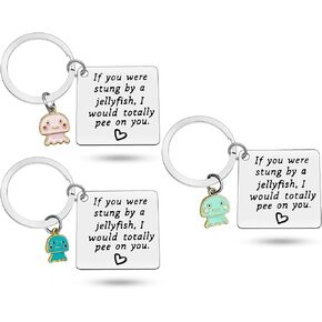 3PCS Funny Friend Keychain Friendship Gifts for Women Best Friend Keychain Sweet Friendship Gift for Women True Friends Long Distance Friendship Gifts for Sister Bestie Christmas Birthday Gift