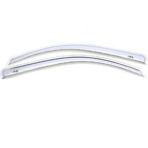 Auto Ventshade [AVS] Outside Mount Ventvisor / Rain Guards | Fits 1994 - 2001 Dodge Ram 1500, 1994 - 2002 Ram 2500/3500 (Includes models w/Towing Mirror)- Chrome, 2 pcs. | 682352