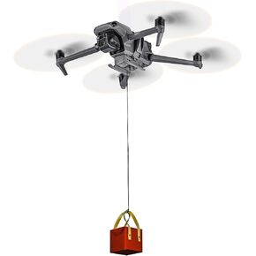 Drone Drop Release Airdrop Device for Mavic 3/Mavic 3 Classic Night Lights and Landing Gear Legs 3 in 1, Delivery Device Wedding Drone Bait Release Compatible with Gopro 3