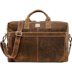 Full Grain Leather Messenger Bag | Handcrafted Laptop Bag | Briefcase College Office Handbag for Men