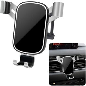 LUNQIN Car Phone Holder for Mazda CX-5 CX5 2013 2014 2015 and Mazda CX-5 2016 Sport Auto Interior Accessories Best Cell Phones Mount Cellphone Mobile Cradle Charging Navigation Bracket Air Vent Stand