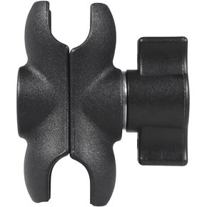 Aluminum Alloy Double Socket Arm for 25mm/1'' Ball Head Holder Mount Clamp Compatible with RAM Bicycle Motorcycle Camera Extension Arm 5.5CM Connecting Rod