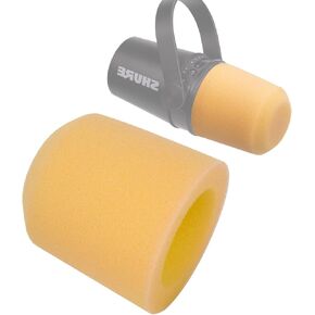 MV7 Pop Filter for Shure Mic - Microphone Cover Compatible with Shure mv7, Soundproofing Noise Reduction, Improving Sound Quality, Pop Filter for Shure Microphone by SUNMON（Yellow）