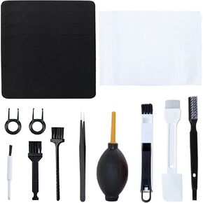 Computer Cleaning Kit, Keyboard Cleaning Brush with Carry Bag 20 in 1 Anti Static Brush for Computer Car Player Printer Camera Cleaning Brush Kit (Style 1)