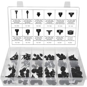 Swordfish 20030-152pcs Rubber Bumper Assortment Compatible With GM Ford and Chrysler