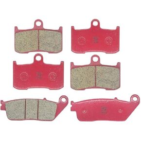 Motorcycle Front Rear Ceramic Brake Pads Compatible with Victory Cross Country 10-16 Cross Country Tour 12-15 FA347F FA347F FA196R
