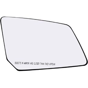 Passenger Side Mirror Glass Assembly With Plastic Backing Plate (Non-Heated) Compatible with 2007-2010 Saturn Outlook, 2007-2017 GMC Acadia, 2009-2016 Chevy Traverse