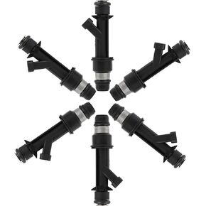 uxcell 6pcs 25323971 Car Fuel Injector for Chevrolet Impala Venture for Buick Rendezvous 2002-2005 for Oldsmobile Alero Silhouette 2000-2004 3.4L