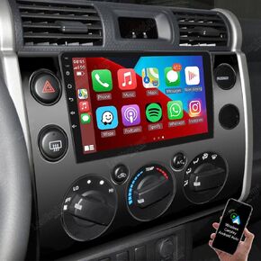 2GB+32GB Wireless CarPlay Android 13 Car Stereo,Fit for Fj Cruiser 2007-2013 9 Inch Touch Screen Multimedia Player with Mirror Link,4LED Backup Camera,Bluetooth,SWC,Hi-Fi Audio,GPS Navigation in Kuwait