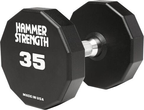Hammer Strength 12 Sided Urethane Dumbbell 35Lb (1 Dumbbell) in Saudi Arabia