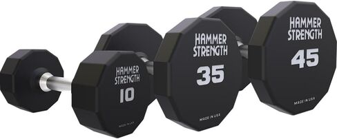 Hammer Strength 12 Sided Urethane Dumbbell 35Lb (1 Dumbbell) in Saudi Arabia