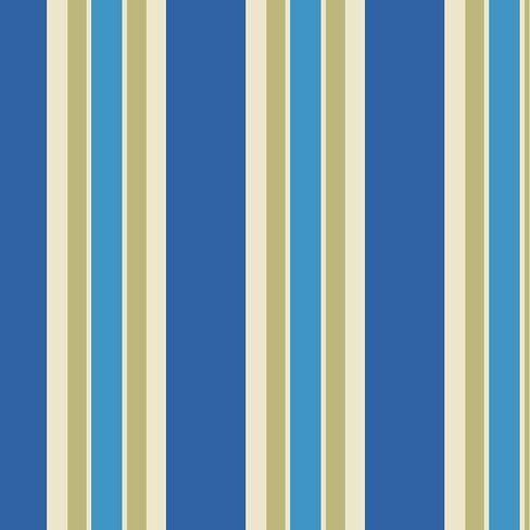 Stitch & Sparkle 45" 100% Cotton Striped Sewing & Craft Fabric by The Yard, White, Blue and Yellow in Saudi Arabia