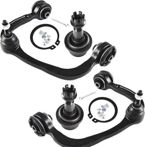 ASTARPRO 12pcs Front Upper Control Arms and Lower Ball Joints + Straight Shaped Sway Bar Links + Inner and Outer Tie Rod Ends and Boots Compatible with 2005-2008 Ford F-150 Lincoln Mark LT 2WD in Saudi Arabia