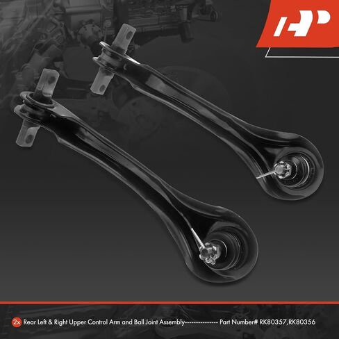 A-Premium 2 x Rear Upper Control Arm, with Ball Joint & Bushing, Compatible with Honda Accord 1990-1997, Acura Vigor 1992-1994, CL 1997-1999 in Saudi Arabia