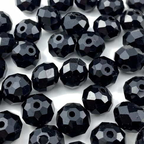 400pcs Crystal Glass Beads 4mm Faceted Rondelle Glass Beads with Hole Glass Spacer Beads for Bracelets Necklace Earring DIY Jewelry Making Craft(Rose Red) in Saudi Arabia
