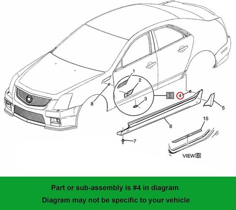 مشبك قولبة هزاز 25 قطعة من OAUTOO لـ GM 10323057 Hummer H2، Buick Allure Lacrosse، Cadillac CTS، Chevy Cobalt Impala، Pontiac G5 G6 Grand Prix in Saudi Arabia