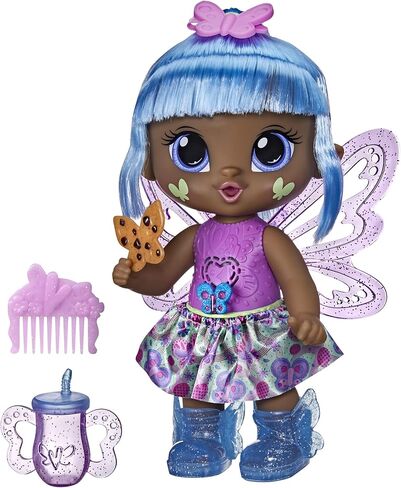 Baby Alive Glo Pixies Doll, Gigi Glimmer, Interactive 10.5-inch Pixie Doll Toy for Kids 3 and Up, 20 Sounds, Glows with Pretend Feeding in Saudi Arabia