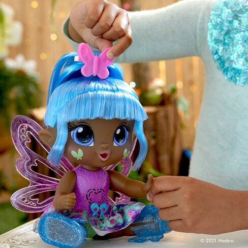 Baby Alive Glo Pixies Doll, Gigi Glimmer, Interactive 10.5-inch Pixie Doll Toy for Kids 3 and Up, 20 Sounds, Glows with Pretend Feeding in Saudi Arabia