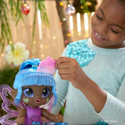 Baby Alive Glo Pixies Doll, Gigi Glimmer, Interactive 10.5-inch Pixie Doll Toy for Kids 3 and Up, 20 Sounds, Glows with Pretend Feeding in Saudi Arabia