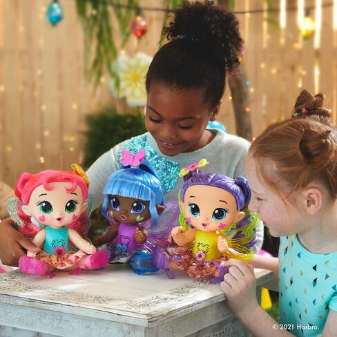Baby Alive Glo Pixies Doll, Gigi Glimmer, Interactive 10.5-inch Pixie Doll Toy for Kids 3 and Up, 20 Sounds, Glows with Pretend Feeding in Saudi Arabia