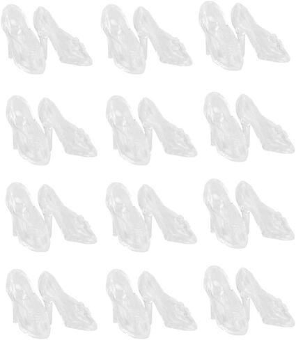 TOYANDONA 30 Pairs Doll Shoes, Fashion Doll High Heels Shoes Miniature Doll Shoes Mini Doll Costume Accessories for Girls Dollhouse Crafts ( Blue ) in Saudi Arabia