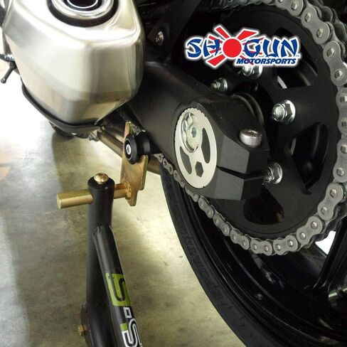 Shogun USA Made Kawasaki Z1000 Z 1000 2014 2015 2016 Swingarm Spools - Sliders - Black - 701-0799 in Kuwait
