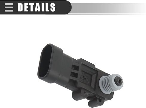 Motoforti Fuel Pump Tank Vapor Vent Pressure Sensor, for Chevrolet Camaro 1999, 2002, Plastic, 16238399, Black in Saudi Arabia