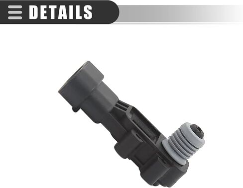 Motoforti Fuel Pump Tank Vapor Vent Pressure Sensor, for Chevrolet Camaro 1999, 2002, Plastic, 16238399, Black in Saudi Arabia