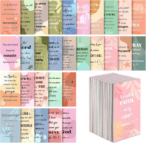 Maitys 240 Pcs Bible Verse Cards Prayer Cards for Women with Assorted Bible Verses Mini Scripture Cards Inspirational Quote Cards Christian Gifts Encouragement Cards for Students Friends(Bohemia) in Saudi Arabia