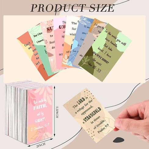 Maitys 240 Pcs Bible Verse Cards Prayer Cards for Women with Assorted Bible Verses Mini Scripture Cards Inspirational Quote Cards Christian Gifts Encouragement Cards for Students Friends(Bohemia) in Saudi Arabia