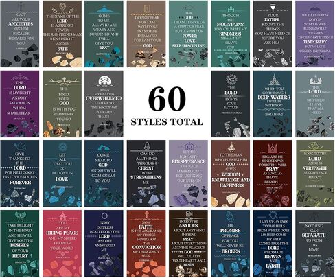Maitys 240 Pcs Bible Verse Cards Prayer Cards for Women with Assorted Bible Verses Mini Scripture Cards Inspirational Quote Cards Christian Gifts Encouragement Cards for Students Friends(Bohemia) in Saudi Arabia