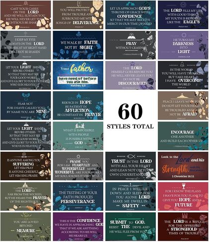 Maitys 240 Pcs Bible Verse Cards Prayer Cards for Women with Assorted Bible Verses Mini Scripture Cards Inspirational Quote Cards Christian Gifts Encouragement Cards for Students Friends(Bohemia) in Saudi Arabia