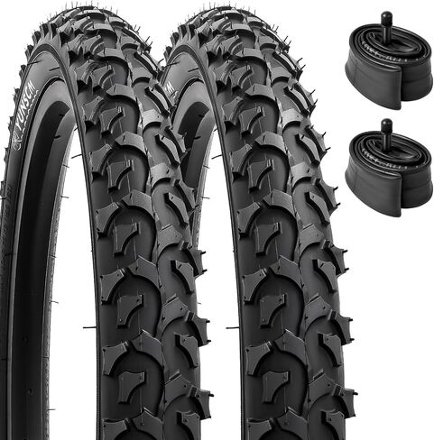 إطارات دراجة YUNSCM مقاس 16 بوصة مقاس 16 × 1.95/54-305 و16 بوصة صمام شريدر لأنابيب الدراجة متوافق مع الدراجة الجبلية/الطرق الوعرة 16x1.75 16x1.95 16x2.0 16x2.1 16x2.125 16x2.20 16x2.25 إطارات الدراجات و أنابيب (Y-1108) in Saudi Arabia