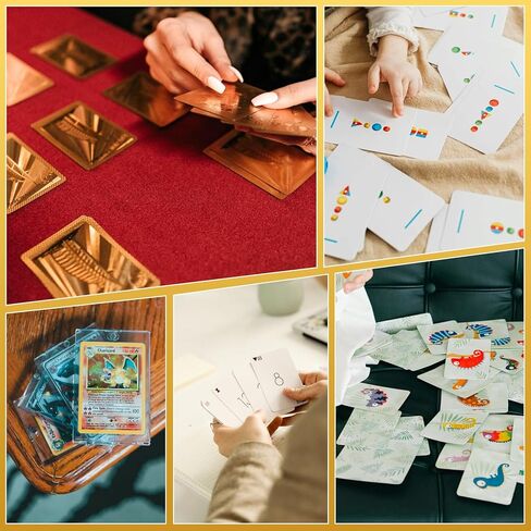 10 مجموعات من صناديق تخزين بطاقات التداول مع فواصل، 400 قطعة من صناديق تخزين البطاقات من الورق المقوى، صندوق تخزين بطاقات البيسبول، صندوق تخزين بطاقات التحميل العلوي لمجموعة تخزين البطاقات الرياضية، 7.5 بوصة in Kuwait