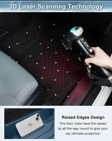 سجادات أرضية أمامية لـ 1999-2007 Ford F-250 / F-350 / F-450 / F-550 Super Duty (جميع الموديلات) / 2000-2005 ملحقات الرحلات، بطانات أرضية مناسبة لجميع الأحوال الجوية، مجموعة الصف الأول باللون الأسود in Kuwait