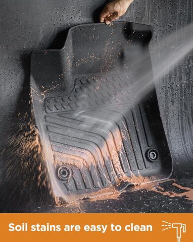 سجادات أرضية CarQiWireless وحصيرة صندوق السيارة لملحقات Honda CRV 2023 2024 (الهجينة غير متضمنة)، وبطانات أرضية TPE مناسبة لجميع الأحوال الجوية لسيارة Honda CR-V، وأرضية مضادة للانزلاق عديمة الرائحة وسجادات للشحن لجميع المواسم in Kuwait