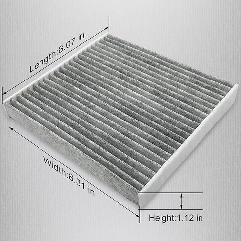 JTCAF182-C3 Cabin air filter for Civic,Clarity,CR-V,CR-Z,Fit,HR-V,Insight,OdysseyMDX,TLX,RDX,INTEGRA,Replace for CP182, CF11182,80292-TF0-G01, 80291-T5R-A01, 80291-TF0-405, 80291-TF0-E01.3 Pack in Saudi Arabia