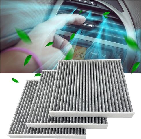 JTCAF182-C3 Cabin air filter for Civic,Clarity,CR-V,CR-Z,Fit,HR-V,Insight,OdysseyMDX,TLX,RDX,INTEGRA,Replace for CP182, CF11182,80292-TF0-G01, 80291-T5R-A01, 80291-TF0-405, 80291-TF0-E01.3 Pack in Saudi Arabia