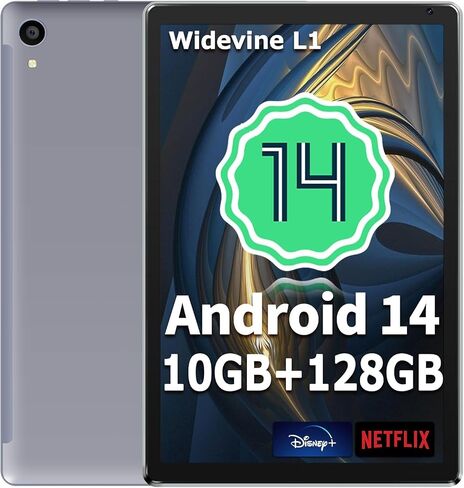 Android Tablet, 10.1 inch Tablets with 1280 * 800 IPS HD Touchscreen, Octa-Core Processor, 8GB RAM 128GB ROM, 1TB TF Card Expandable, 5G/2.4G WiFi, BT 5.0,Dual Camera, 2024 US Version in Saudi Arabia