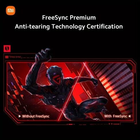 شاشة ألعاب منحنية من Xiaomi مقاس 34 بوصة 180 هرتز، معدل إعادة تدوير عالٍ 1 مللي ثانية، معايرة احترافية سريعة ومزامنة مجانية ممتازة 95% DCI-P3 100% sRGB* شاشة كمبيوتر منخفضة الضوء الأزرق شاشة كمبيوتر سطح المكتب in Kuwait
