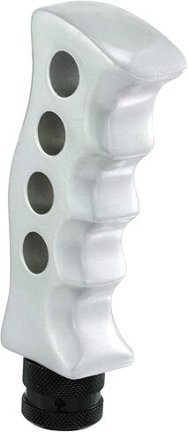 Lunsom Car Grip Shift Knob, Gear Shift Lever Knob Shifter Car Shifting Transmission Shifter Stick Head Fit Most Manual Vehicle (Silver) in Saudi Arabia
