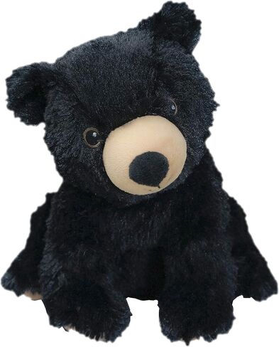 دمية الدب الأسود من وارميز قابلة للتبريد والتبريد، دمية دب محشوة من القطيفة على شكل حيوان in Kuwait