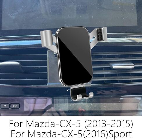 حامل هاتف السيارة LUNQIN لسيارة Mazda CX-5 CX5 2013 2014 2015 وMazda CX-5 2016 ملحقات داخلية رياضية للسيارات، أفضل الهواتف المحمولة، حامل الهاتف المحمول، حامل الهاتف المحمول، حامل فتحة التهوية in Kuwait