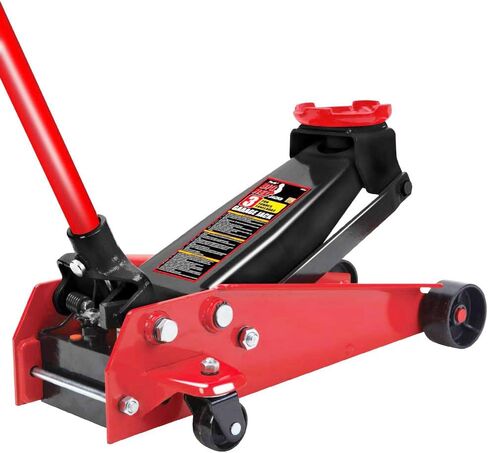 BIG RED T83002 Torin Pro Series Hydraulic Floor Jack with Single Quick Lift Piston Pump, 3 Ton (6,000 lb) Capacity, Red in Saudi Arabia