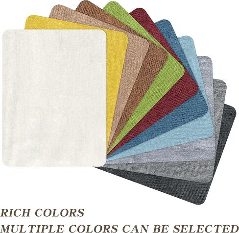 رقعة إصلاح مخملية، 8 × 11 بوصة رقعة إصلاح نسيج الأريكة، رقعة قماش مخملية ذاتية اللصق، للأريكة والوسادة وإصلاح القماش (رمادي متوسط) in Kuwait